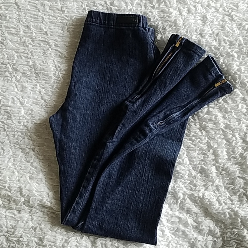 Joe's Jean's jeggings leggings Jean's zip up ankle - Picture 2 of 4